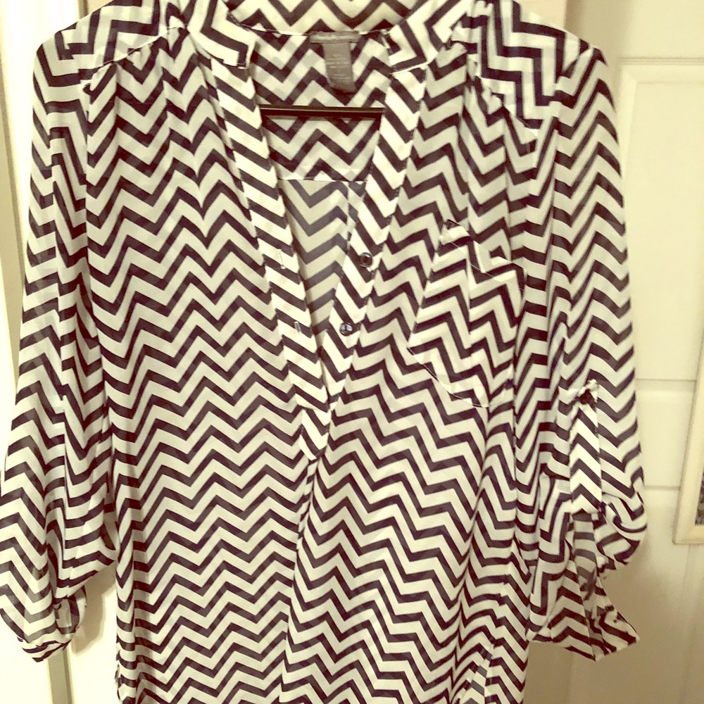Charlotte Russe chevron top
